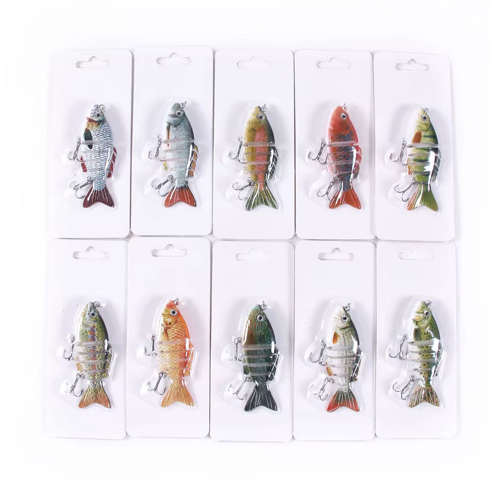Crankbait articulado con ojos 3D para lubina o lucio - imagen 4