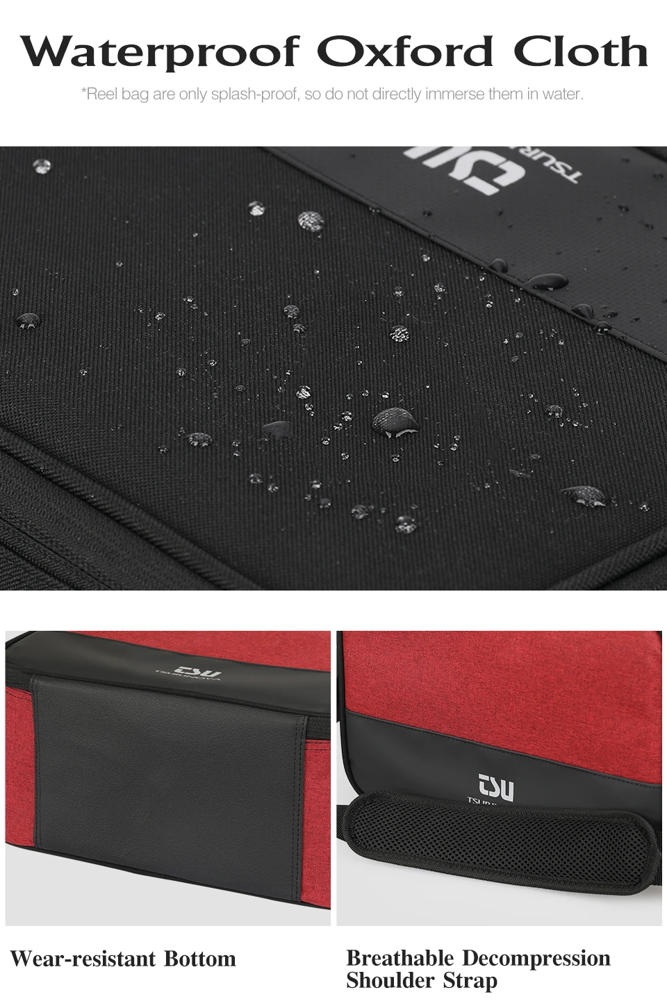 Bolsa impermeable para transporte de carretes y equipo