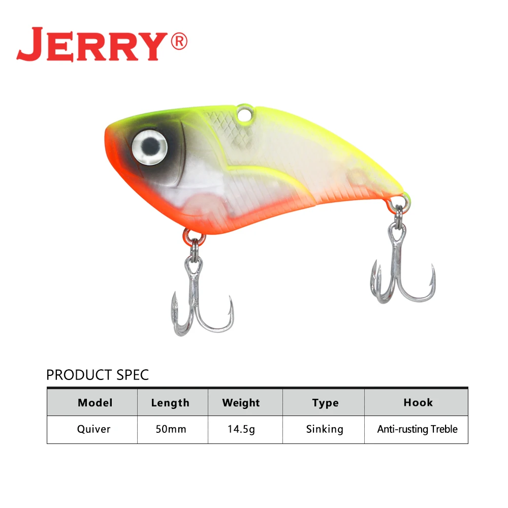 Jerry Quiver VIB Cebo Vibrante Hundido para Trucha y Lucio - imagen 2