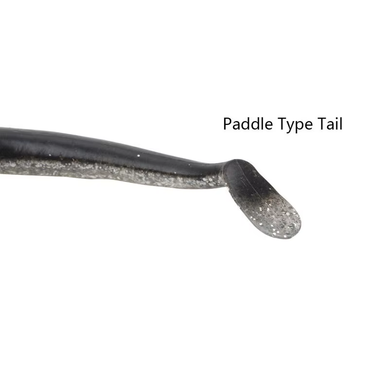 FLYSAND Señuelo de silicona cabeza pez hundido 11-16cm natural pesca - imagen 3