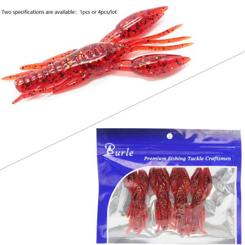 Wobbler Camarón de silicona 7,5 cm para lubina - imagen 5