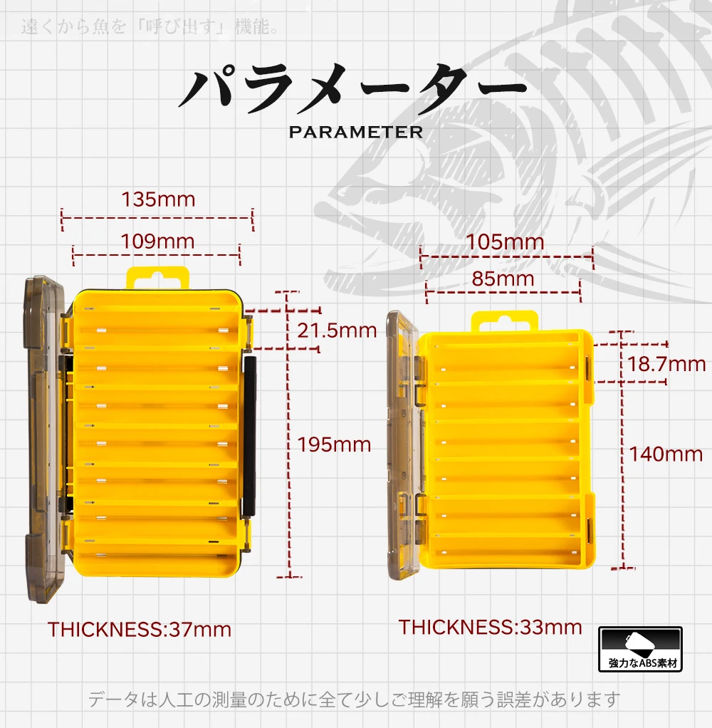 Compartimentos con tapa transparente