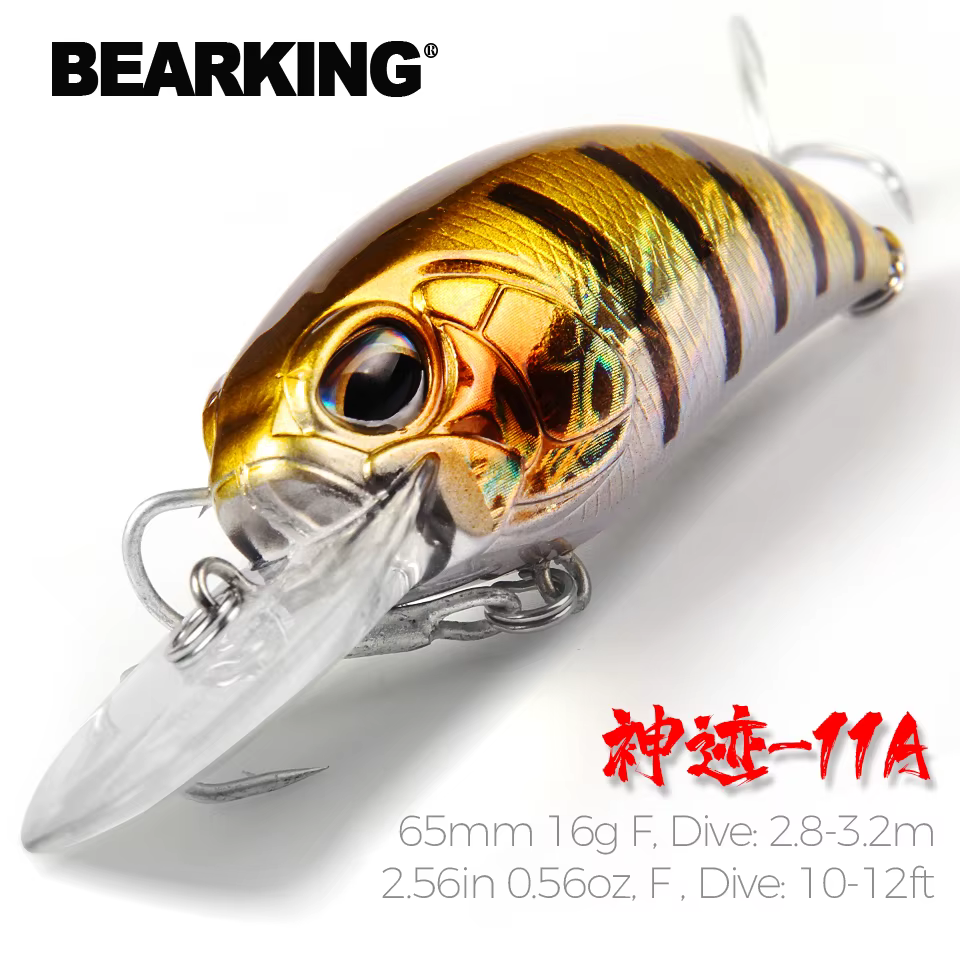 BearKing A+ Señuelo Shad – Cebo duro para lubina en agua salada