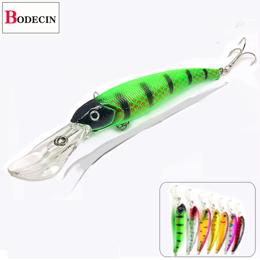 Crankbait con ojos 3D para lucio grande de superficie y eficaz - imagen 3