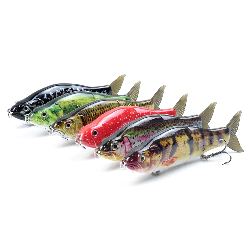 CCLTBA Swimbait articulado - Senuelo 6,5 pulgadas, 56 g, cola suave - imagen 3