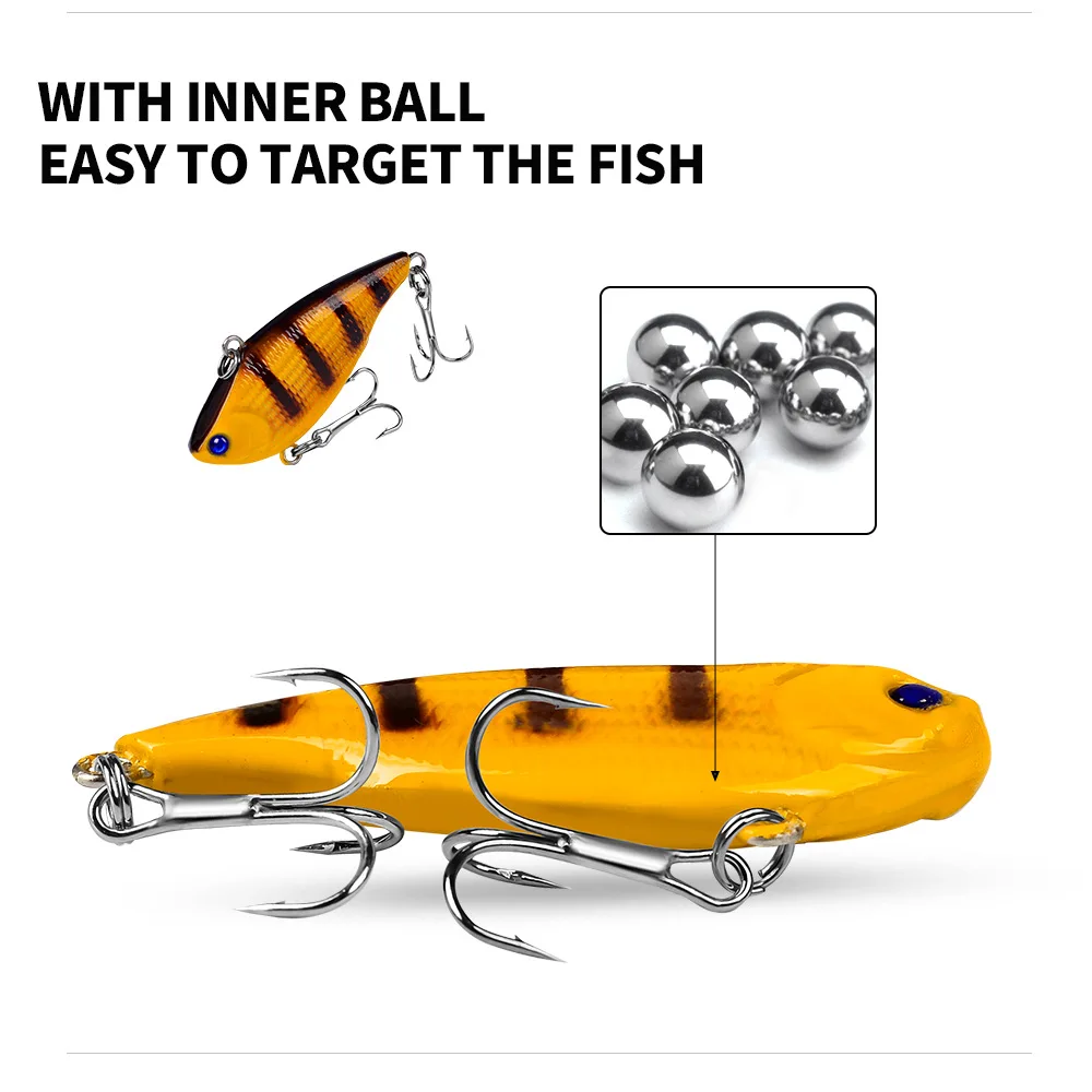 Señuelo VIB hundido wobbler cebo duro plástico para lubina rayada - imagen 2