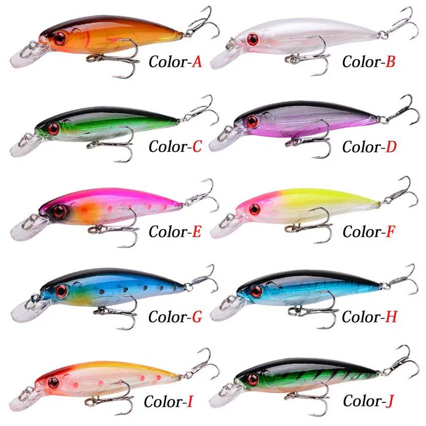 Señuelo Minnow wobbler flotante 11cm 13,5g – Ojos 3D - imagen 5
