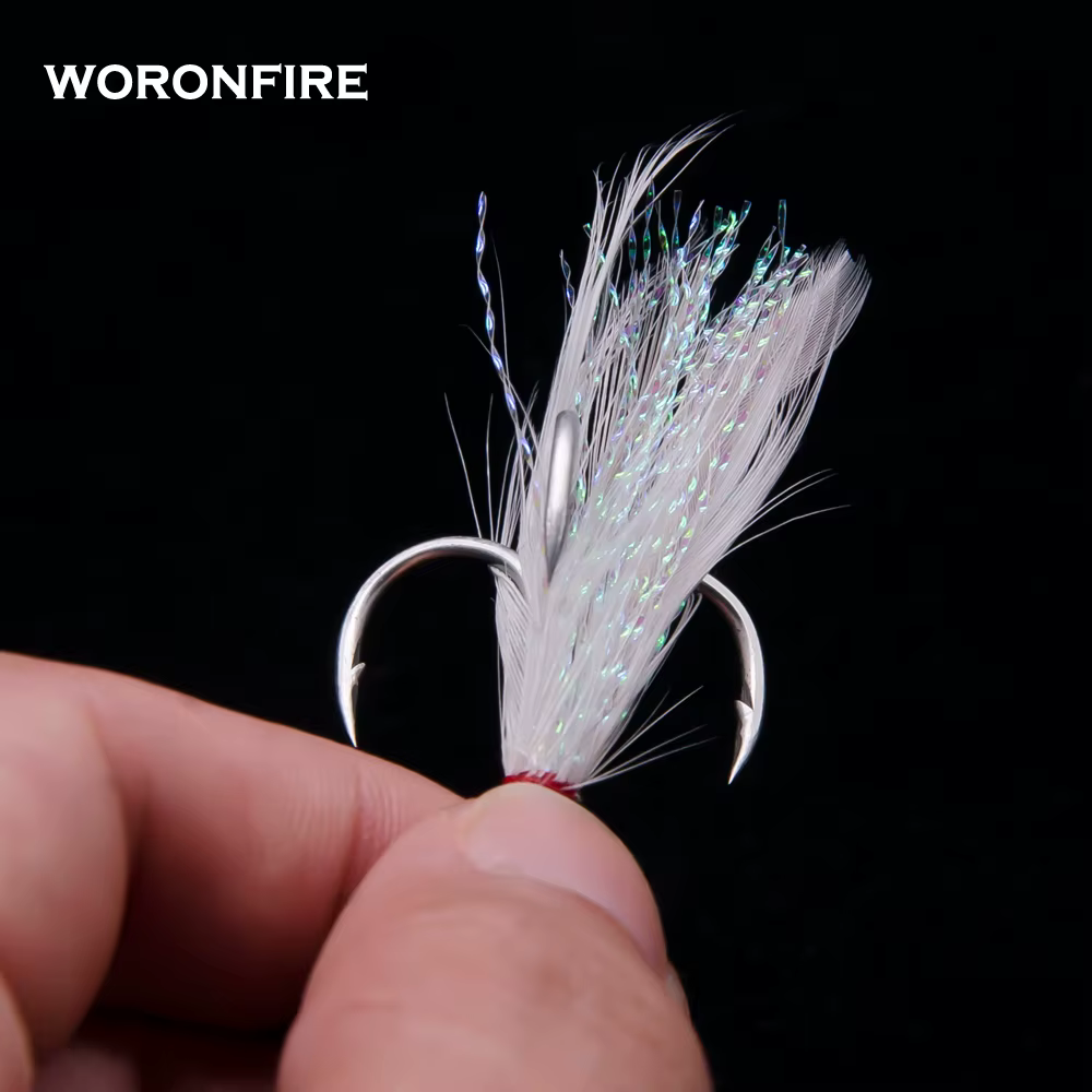 Anzuelos triples con plumas – tracción fuerte - imagen 2