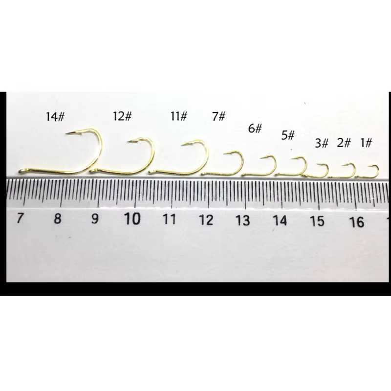 Anzuelos Circulares con Ojos Dorados para Carpa - imagen 4