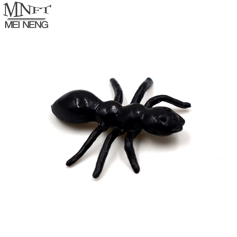 Mosca artificial hormiga negra ultraligera para pesca