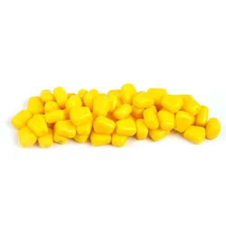 Cebo suave de silicona con olor a maíz - flotante para carpa