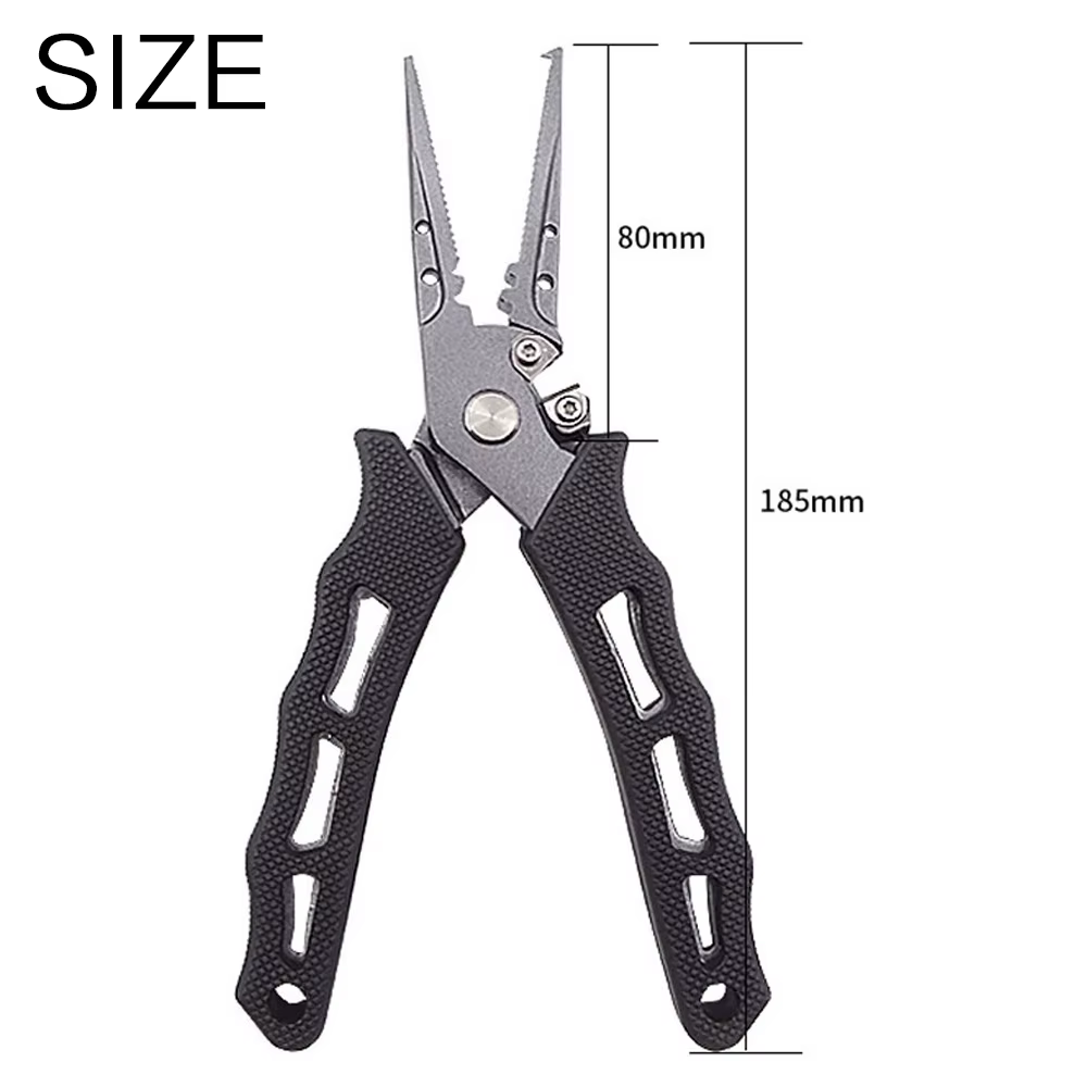 Alicates de pesca FLYSAND 7″ – Acero inoxidable multifuncional - imagen 2