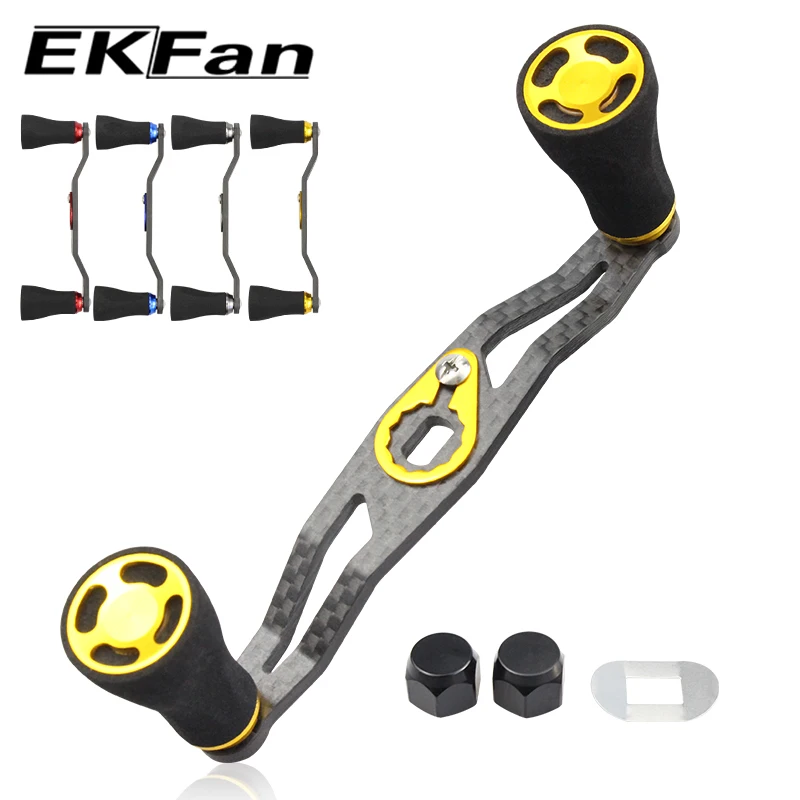 Mango de carbono Ekfan 105mm con knob EVA – Compatibilidad Daiwa Shimano Baitcast - imagen 2