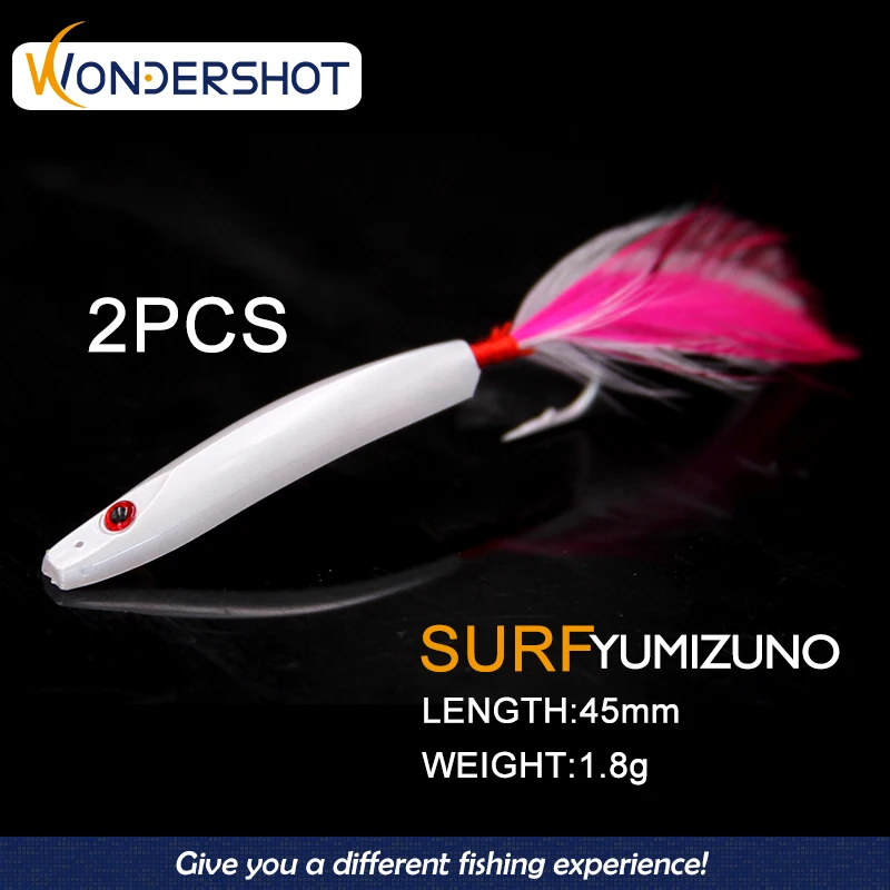 Señuelo Surf Yumizuno Wondershot E01 – Plástico duro curricán swimbait