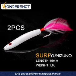 Señuelo Surf Yumizuno Wondershot E01 – Plástico duro curricán swimbait