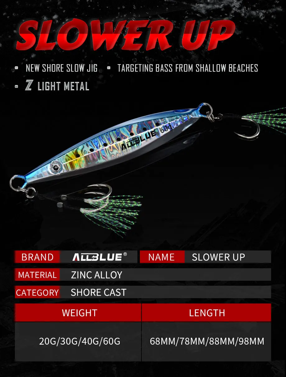 Vista lateral del señuelo mostrando su perfil aerodinámico