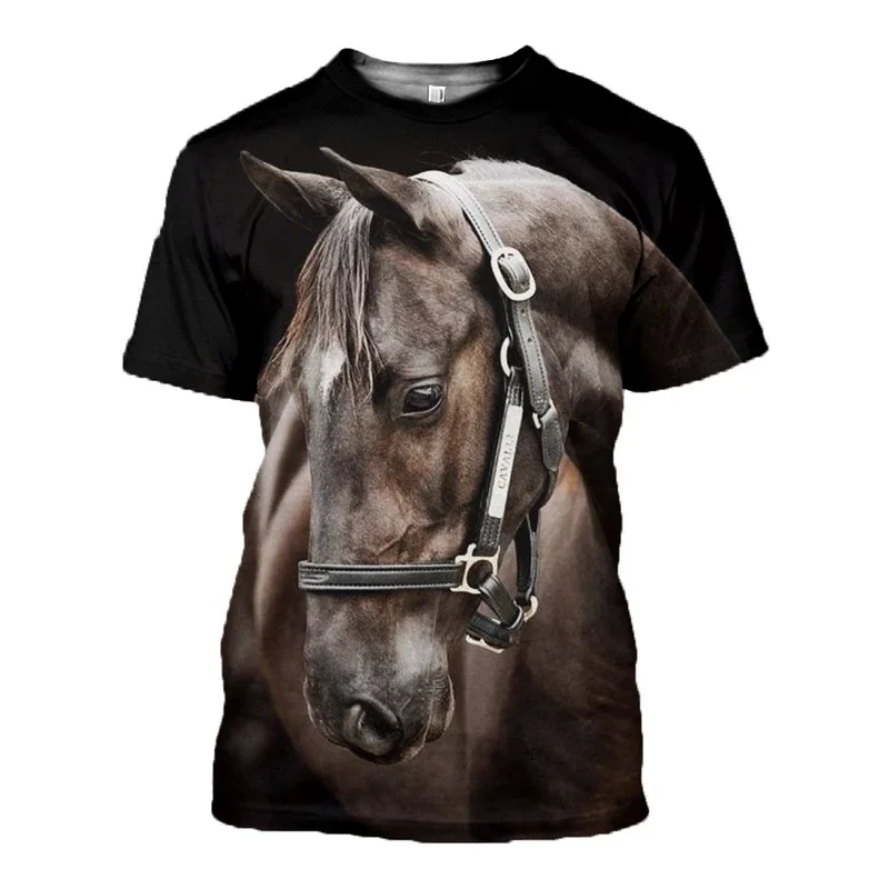 Camisa manga corta 3D YW003 – Animales estilo Harajuku para hombre - imagen 2
