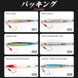 Hunthouse Jigging Señuelo hundido para lubina agua salada