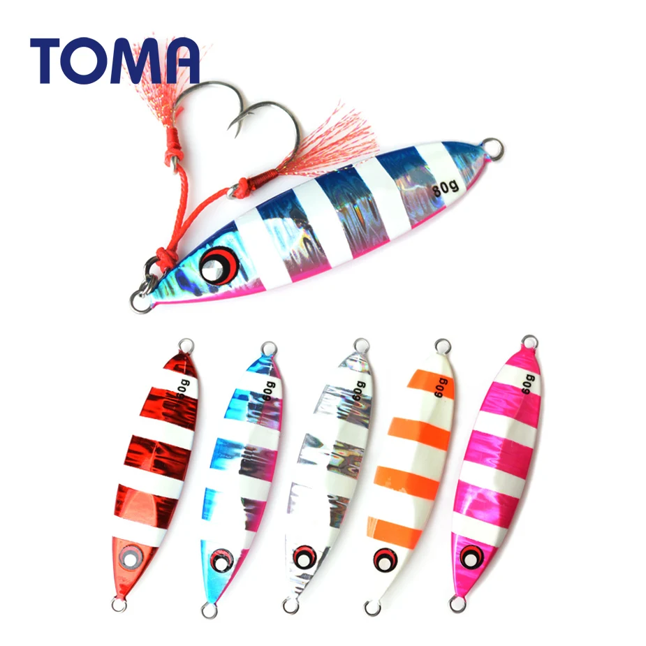 Señuelo Jigging Slow Pitch luminoso – Metal Jig para agua salada - imagen 3