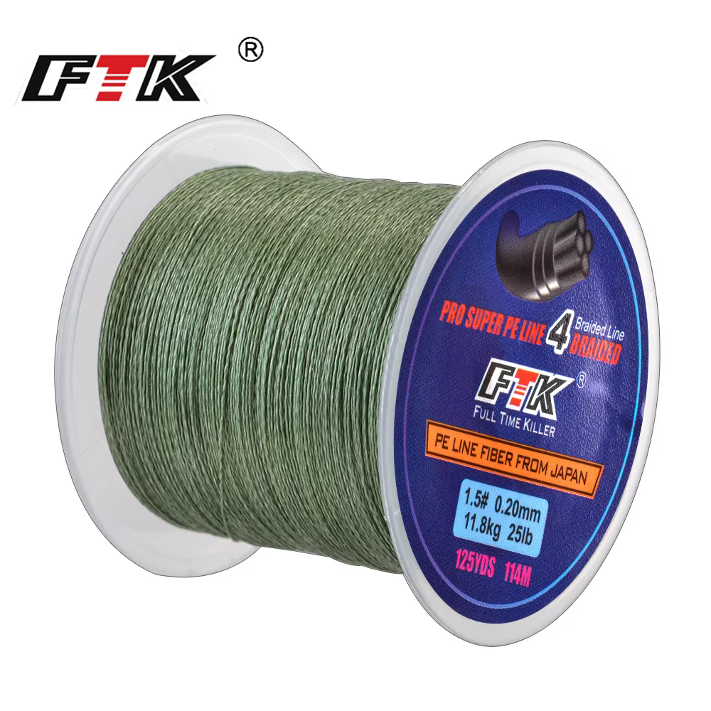FTK 114M Hilo trenzado PE multifilamento para pesca - imagen 4