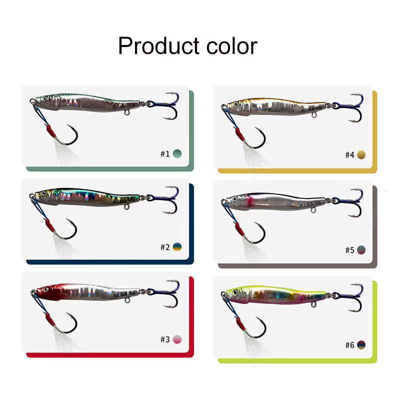 Jig Metálico Water Sniper – Jigging lubina simple y triple - imagen 3