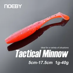 NOEBY Cebo de Silicona con Cabeza Plomada para Pesca Lubina Mar