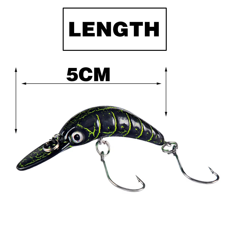 Minnow Flotante Señuelo Artificial – Trucha, Lucio y Lubina – 8 cm - imagen 3