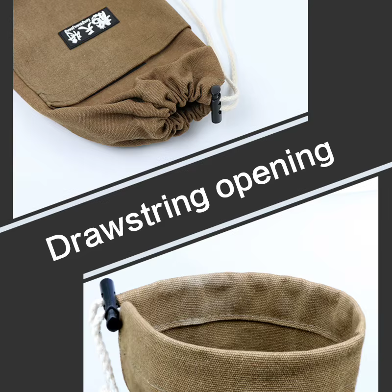 Funda acolchada para cañas de pesca – Bolsa organizadora de lienzo X508G - imagen 2