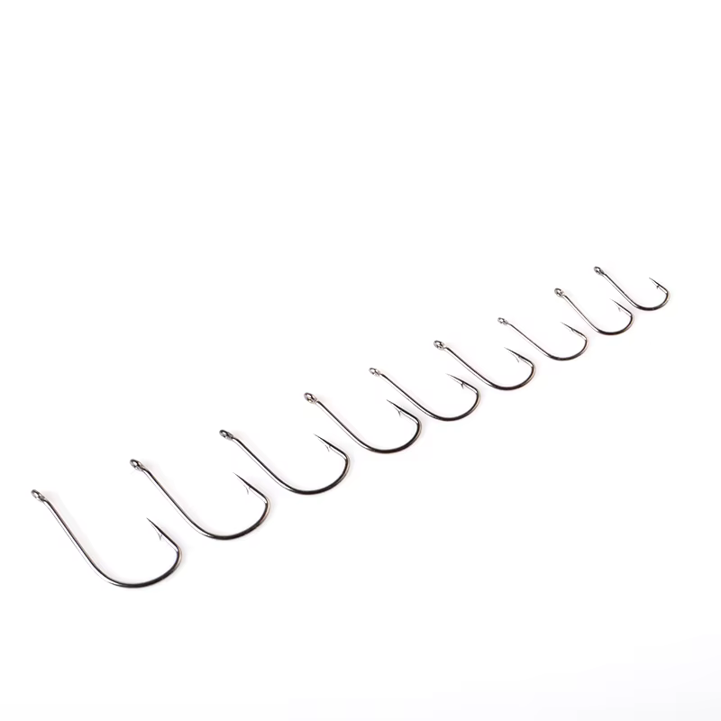 Anzuelo de acero al carbono para carpa con anillo y púas 7,5-15 ojos - imagen 2