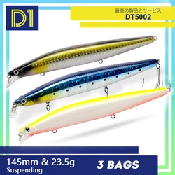 Silent Assassin 145F Minnow – Señuelo suspendido para lubina