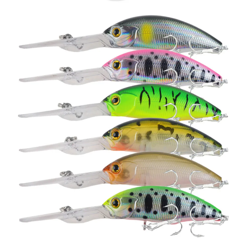 Señuelo crankbait con ojos 3D y acabado realista