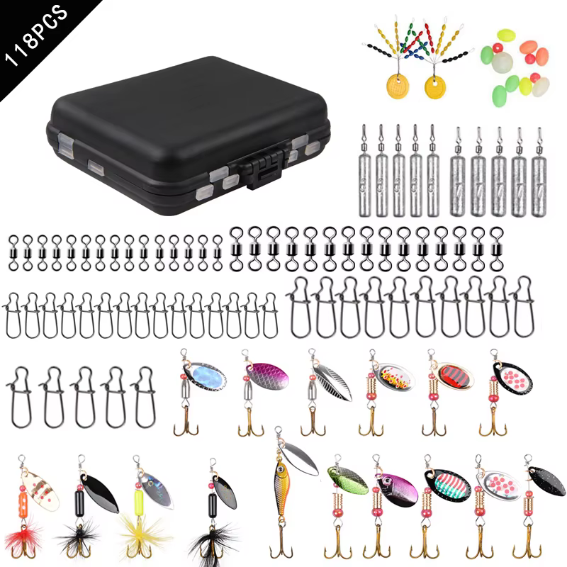 Caja de Aparejos con Cucharas Metal y Plomos para Lucio - 3g a 118g - imagen 5