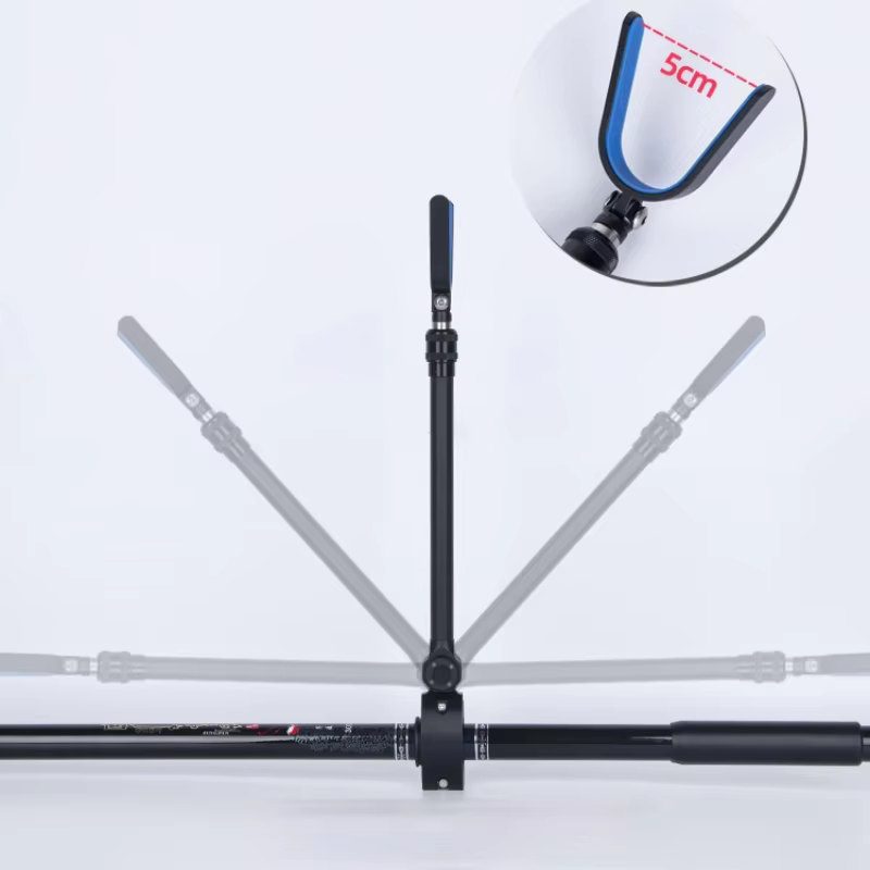 Soporte de caña de carbono multi-caña – Resistente y ligero para pesca - imagen 5