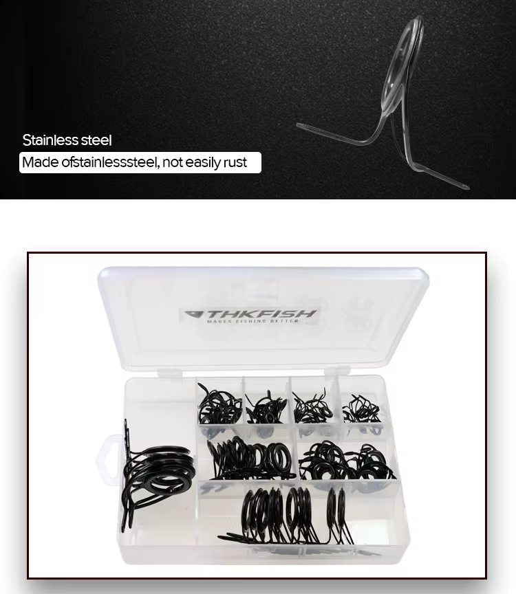 Kit de 75 guías de repuesto con anillos de cerámica y acero inoxidable