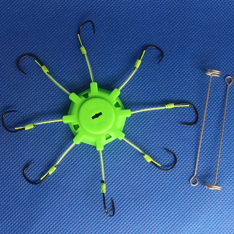 Anzuelo Octopus de 8 Garras para Pesca en Fondo – Anti-enredo - imagen 4
