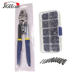 Jigeecarp Alicates de engaste para crimps de cable pesquero