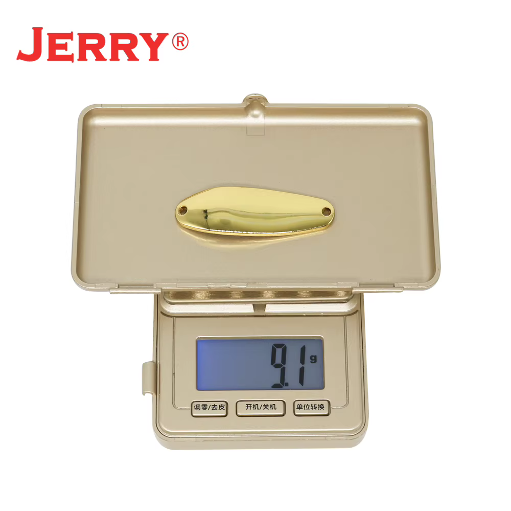 Jerry Señuelos de Metal para Trucha, Perca y Lubina – Con Purpurina - imagen 5