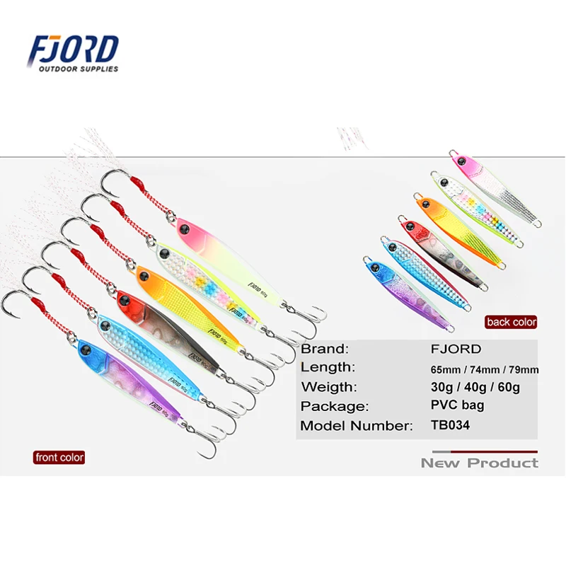 FJORD Plantilla de Metal para lucio y sábalo – Señuelo artificial duro - imagen 5