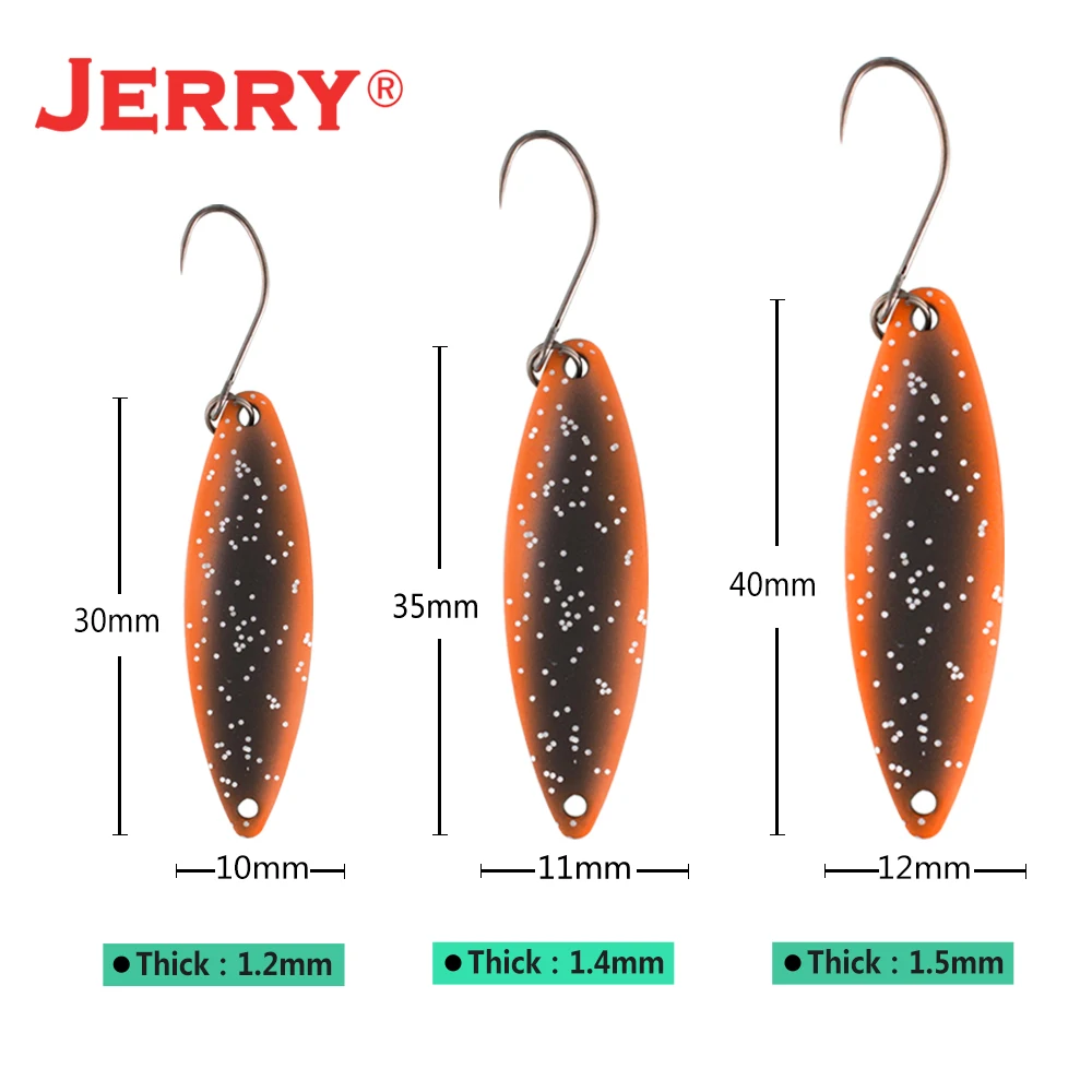 Jerry Micro – Señuelo giratorio ultraligero de latón para lago - imagen 4
