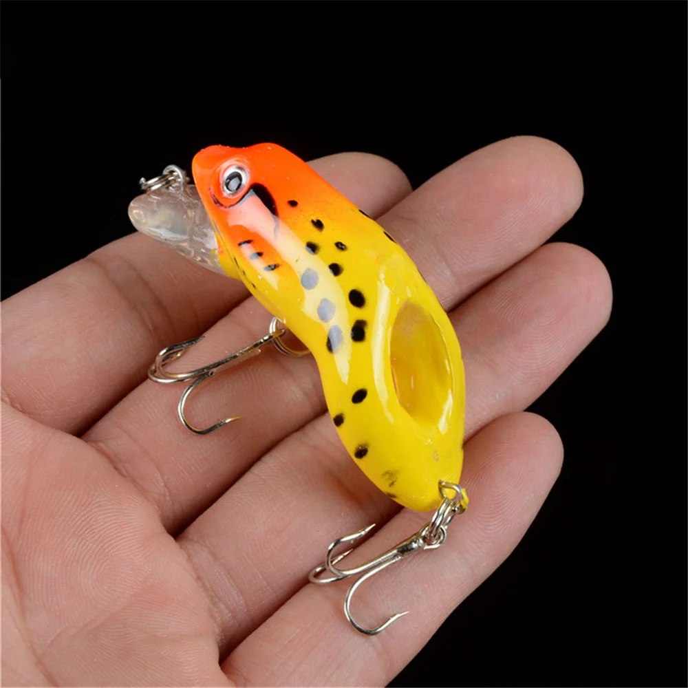 Rana Crankbait Topwater 5,8 cm 9 g para lucio con triples - eficaz - imagen 2