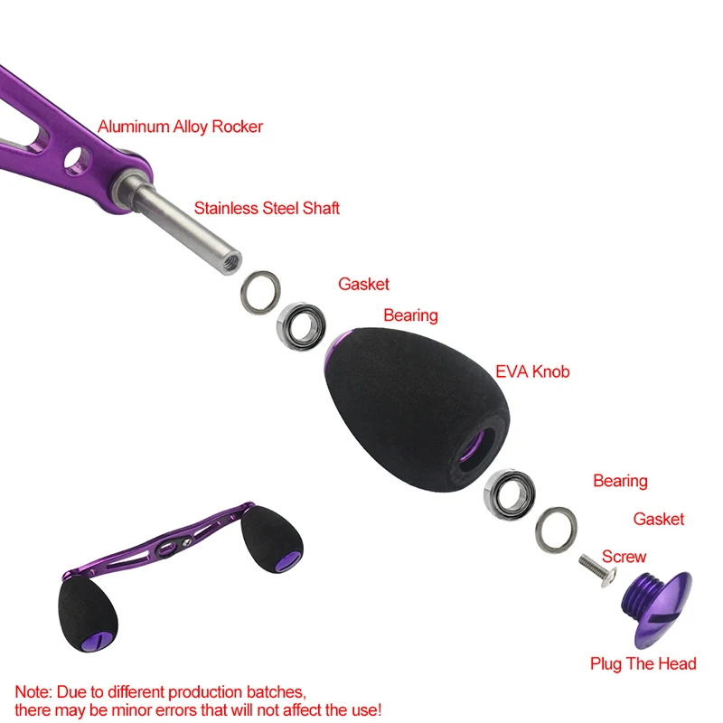 EKFan Mango Baitcast – Aluminium 112mm perilla EVA - imagen 3