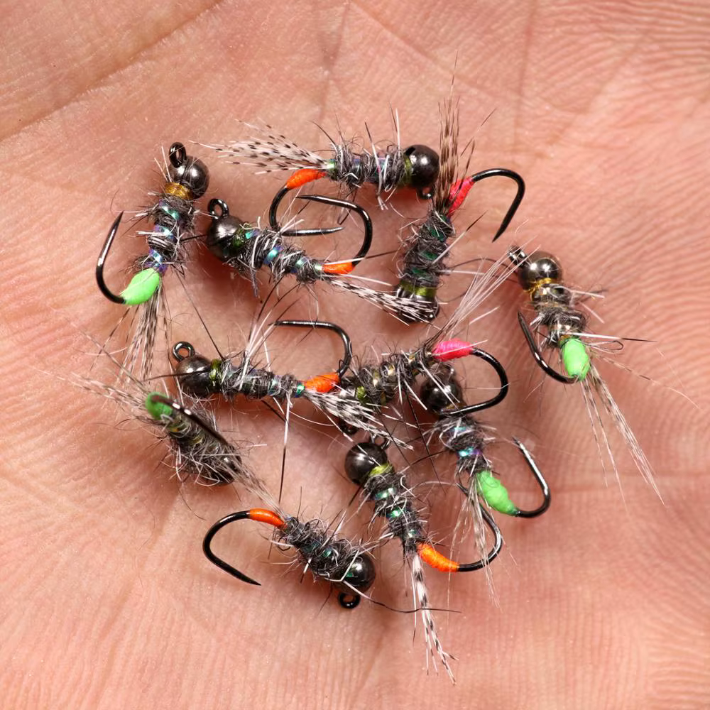 Wifreo Ninfa Mosca Tungsteno Beadhead Jig – Pesca Trucha Hundimiento - imagen 5