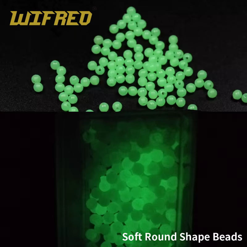 Wifreo Cuentas luminosas redondas para señuelos - agua dulce y salada - imagen 3