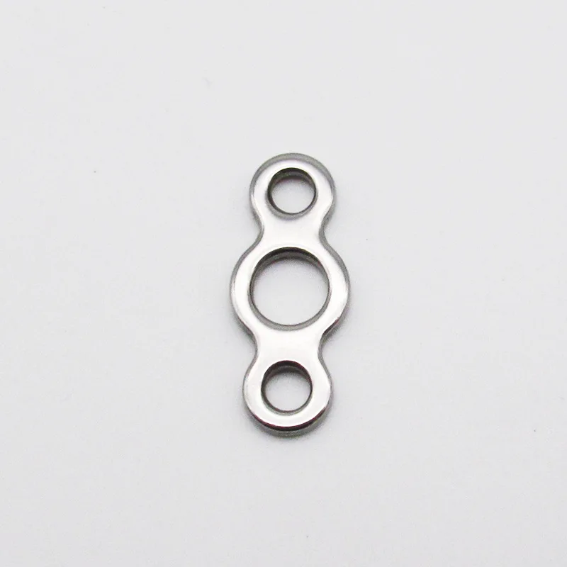 Anillo sólido de acero inoxidable 3 agujeros para pesca - imagen 3