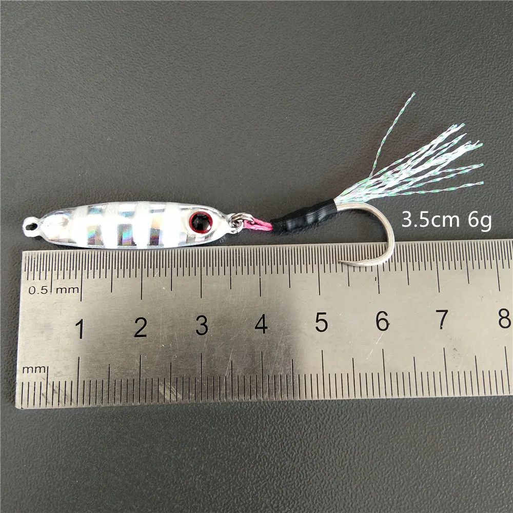 Swolfy Micro Jig 6g 35mm – Señuelo Rockfishing con single hook - imagen 2