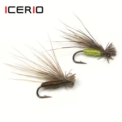 ICERIO Mosca Trucha Pelo de Ciervo Oliva/Gris