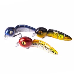 Señuelo articulado Minnow Swimbait pivotante para lubina