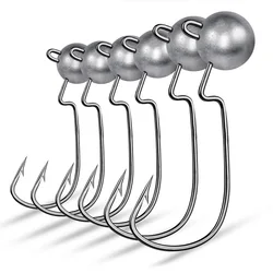 Anzuelos Jigging Jig Head con púas de vástago ancho para lubina
