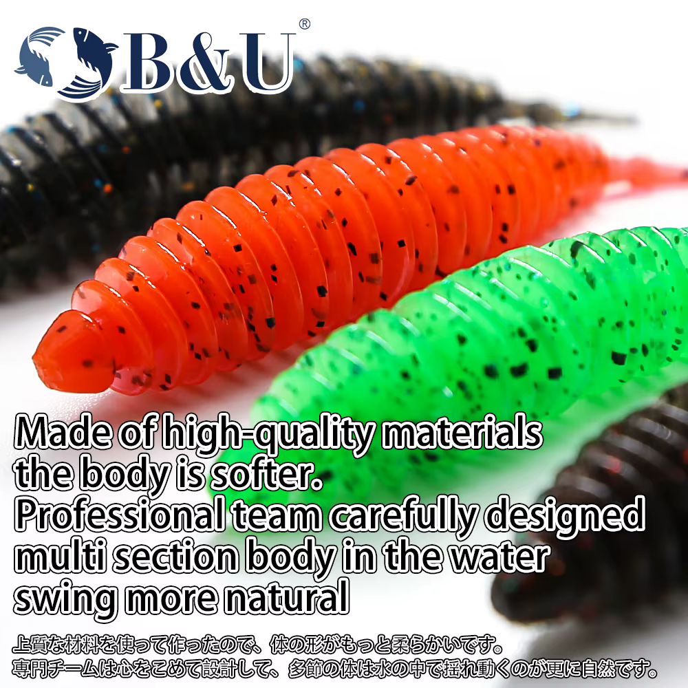B & U Señuelo Shad Blando para Trucha - imagen 5