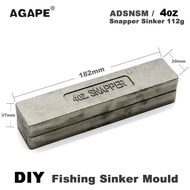 Molde plomo pargo Agape DIY para fabricar plomos - imagen 2